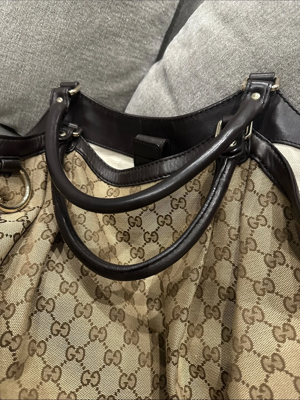 Large Gucci Sukey Shoulder bag - Picture 6 of 13